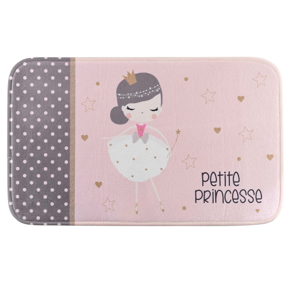 Tapis velours Petite princesse rose, EDEN