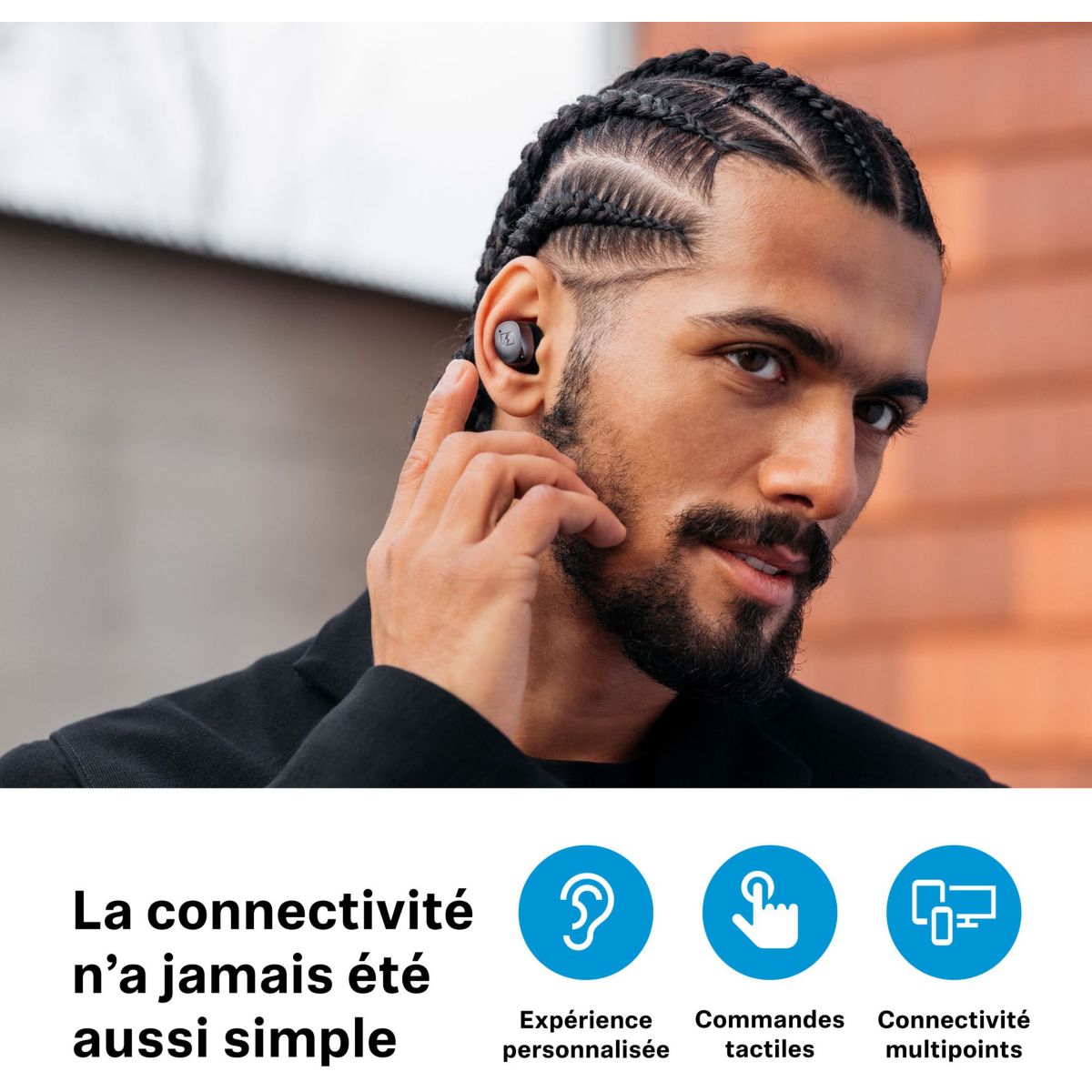 Ecouteurs Momentum True Wireless 4 Graphite noir et gris, SENNHEISER