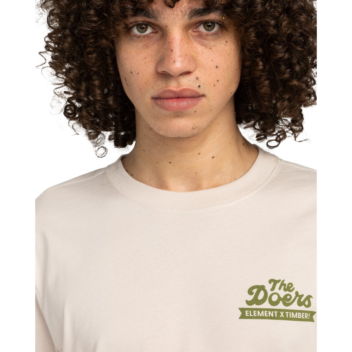 T-shirt à manches courtes TIMBER CARRY beige oat milk, ELEMENT