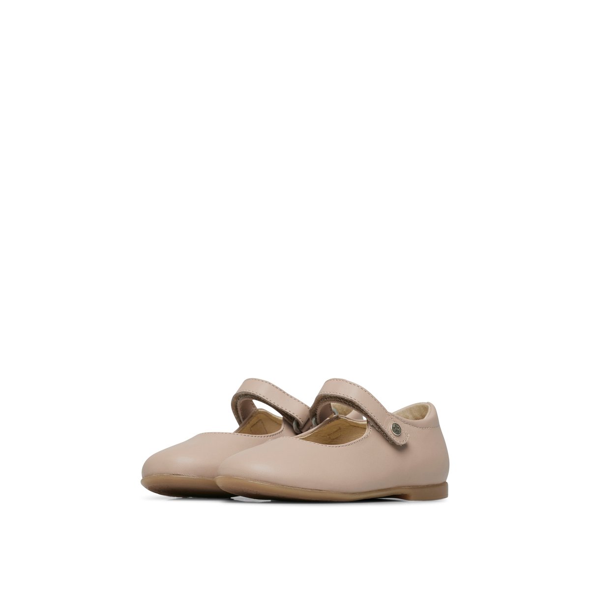 Ballerines en cuir avec scratch DARLING rose antique, NATURINO