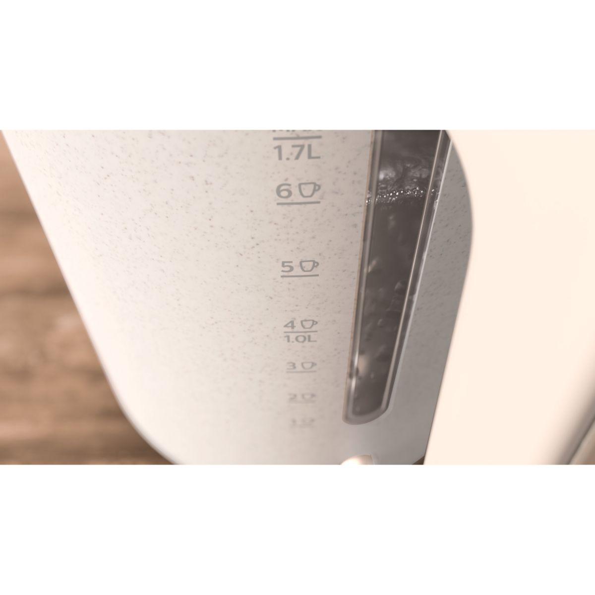 Bouilloire HD9365/10 Bouilloire électrique crème Eco-Conscious 1.7L, 2200W couleur unique, PHILIPS