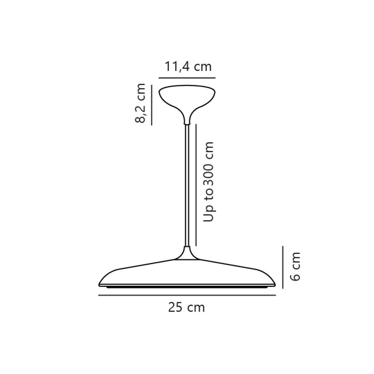 Suspension minimaliste et moderne en métal, ARTIST inox, DESIGN FOR THE PEOPLE