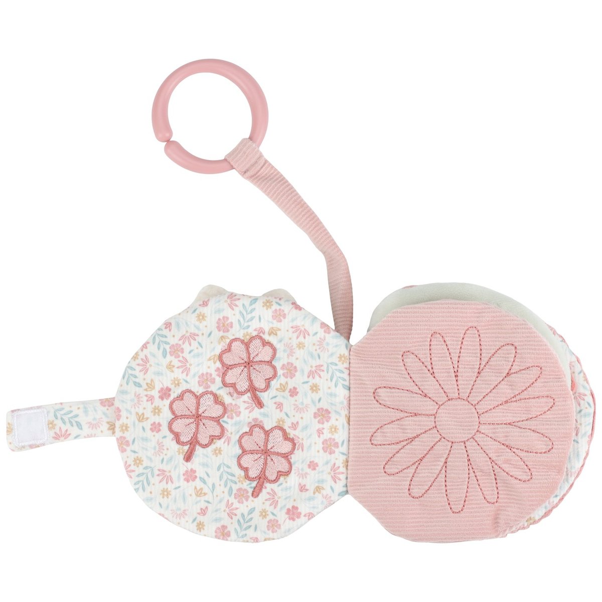 Livre d'activités pour poussette rose, beige, LITTLE DUTCH