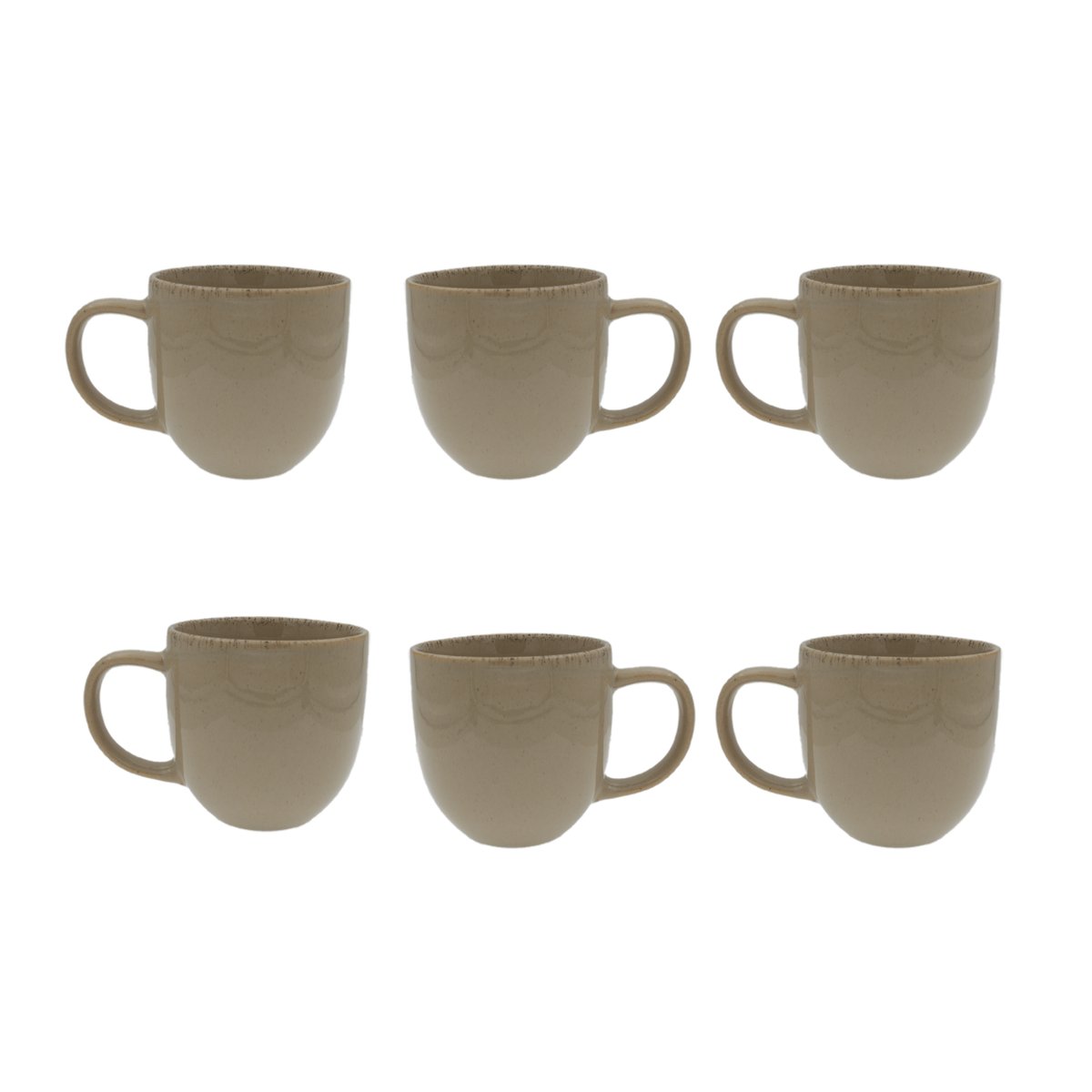 Lot de 6 mugs, DUNE beige, ARTIME