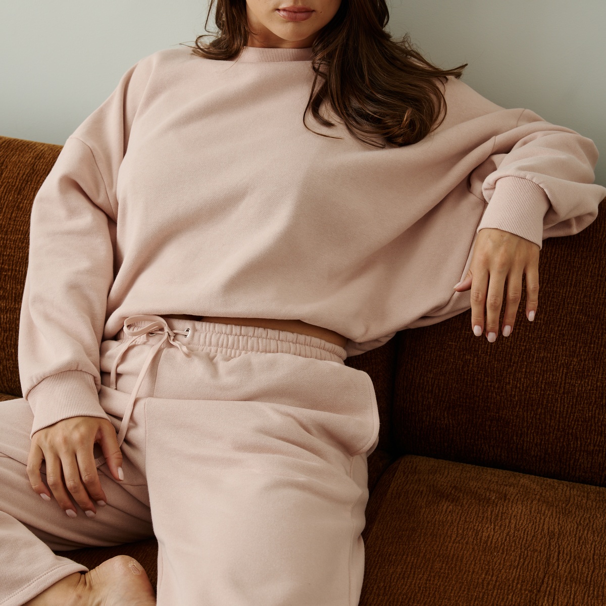 Pantalon en molleton Rose rose, VARIANCE