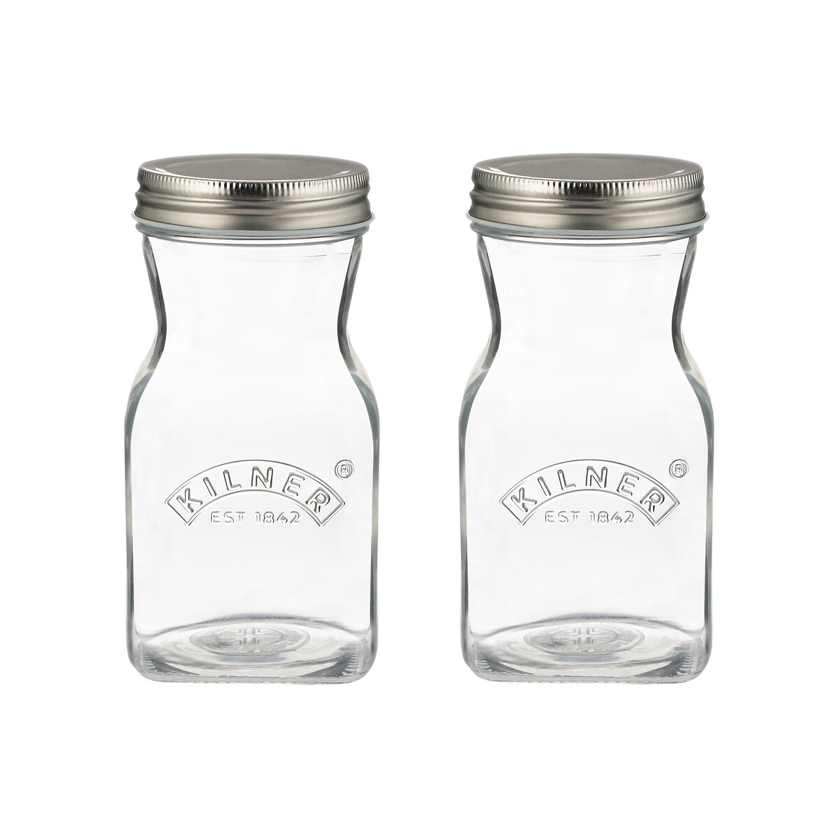 Set of 2 Juice & Sauce Bottles, 0.5L glass, KILNER