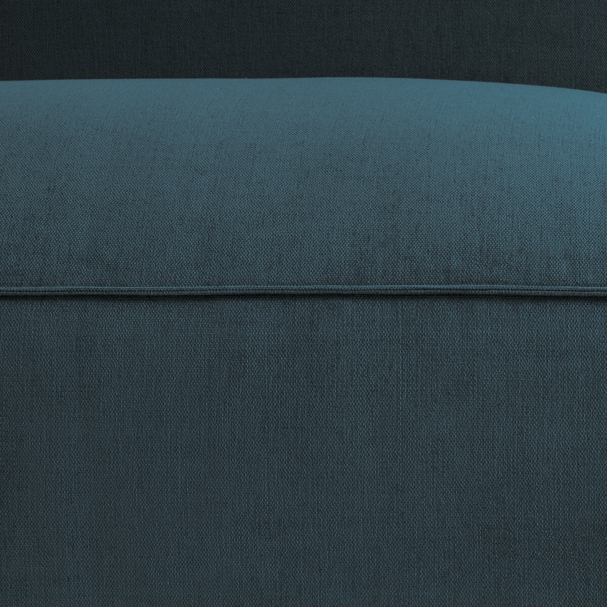 Elément banquette pour canapé modulable, 2 places, en velours texturé, SEVEN bleu de prusse, LA REDOUTE INTERIEURS