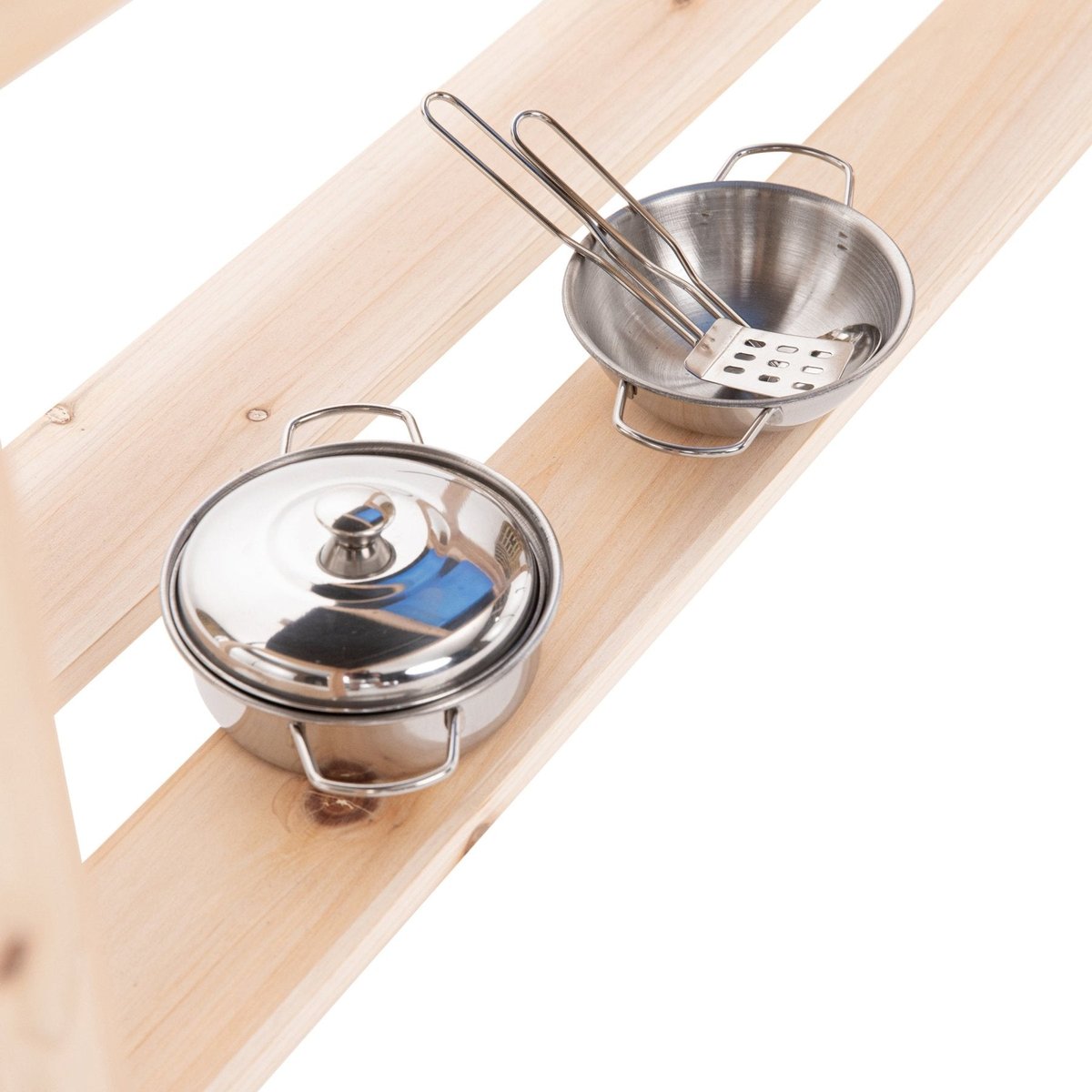 Cuisine d'extérieur pour enfant LITTLE CHEF marron - bleu - noir, TP TOYS