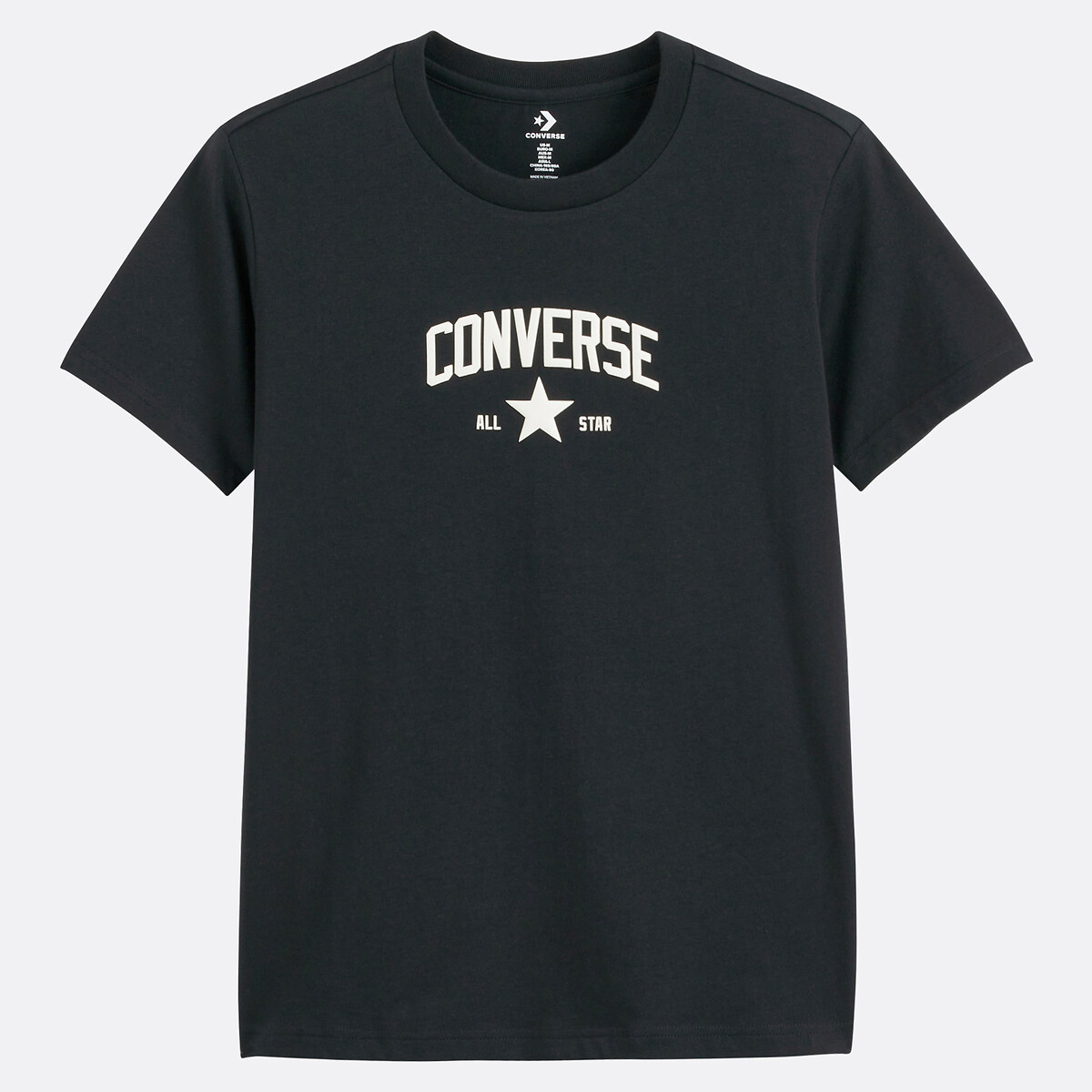 Retro Short Sleeve T-Shirt black, CONVERSE