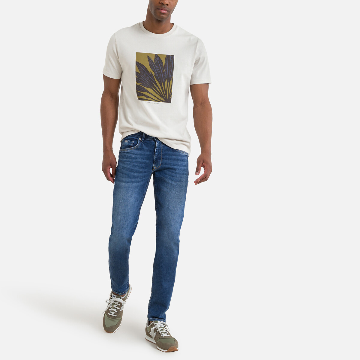 Jeans slim Supreme Stretch Seaham azul-médio, PETROL INDUSTRIES