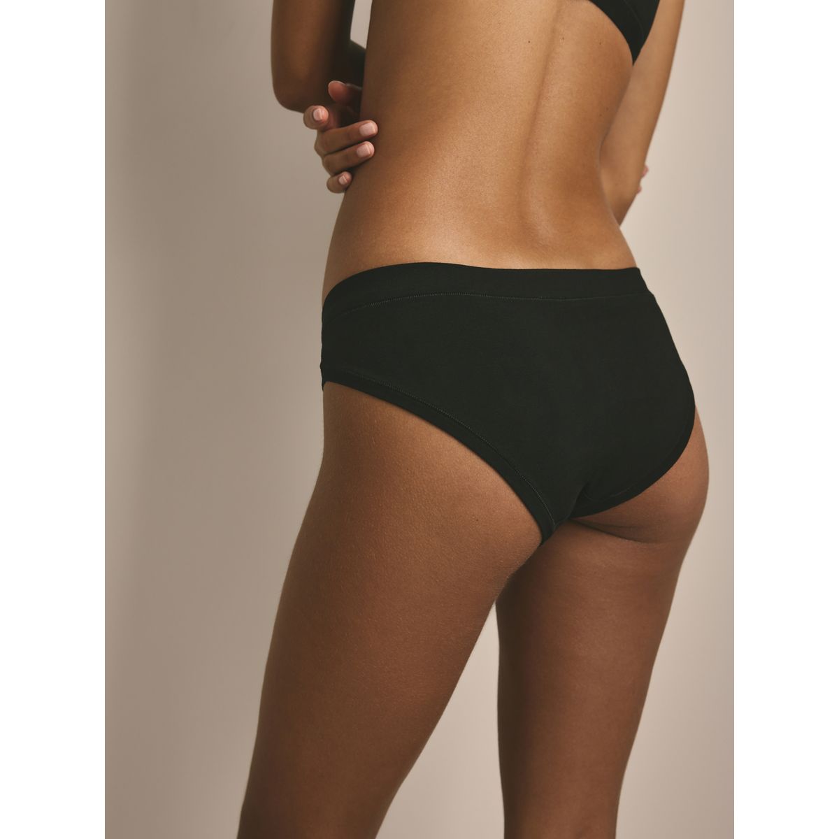 Culotte douce, lot de 3 noir, NEXT