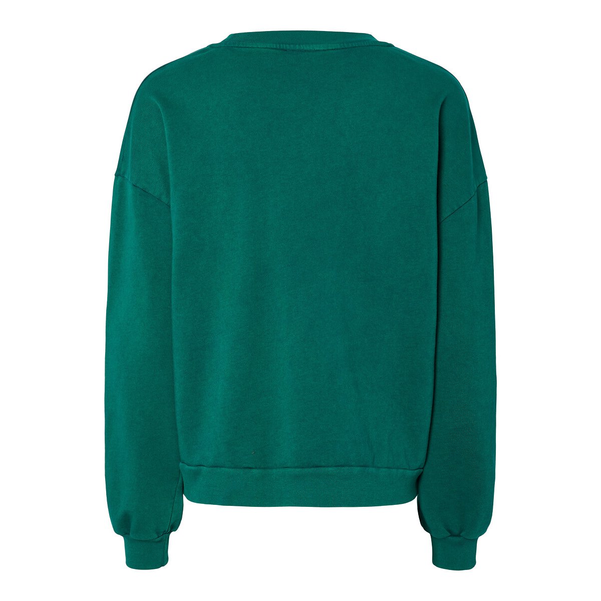 Sweatshirt met opschrift Cool Mum op de borst donkergroen, PIECES