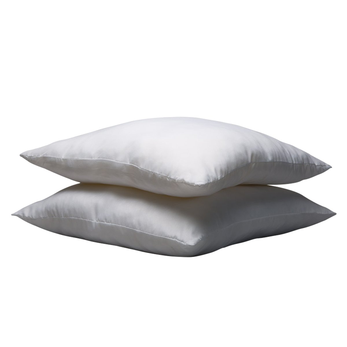 Oreiller confort enveloppe coton (lot de 2) blanc, SOMEO