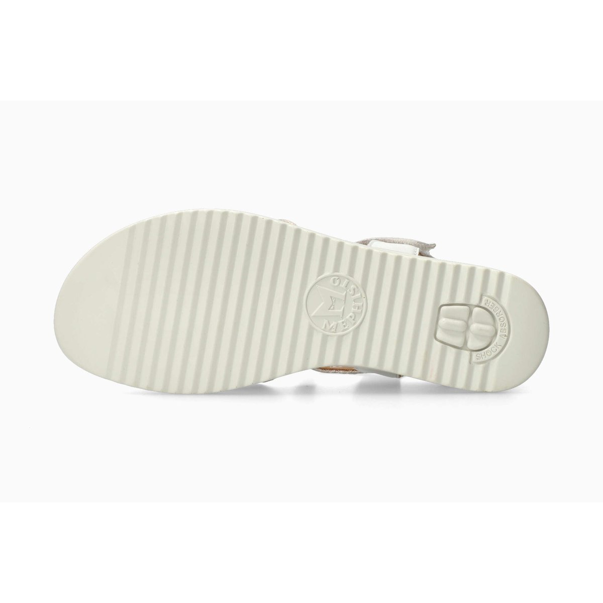 Sandales en cuir SALLIE gris platinum 5148, MEPHISTO