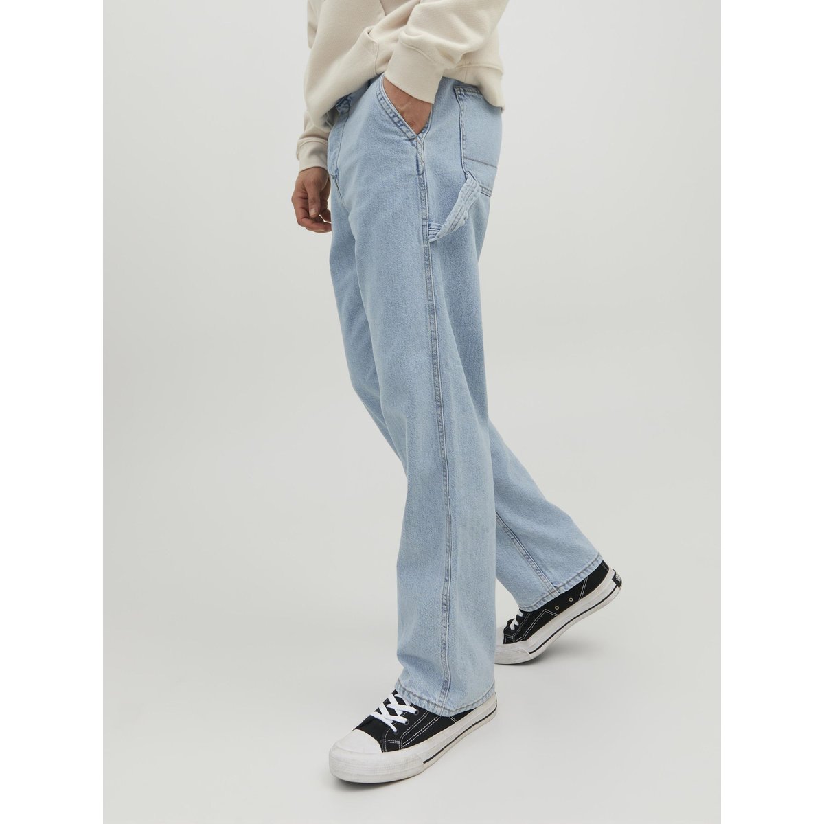 Jean À Coupe Ample blue denim, JACK & JONES