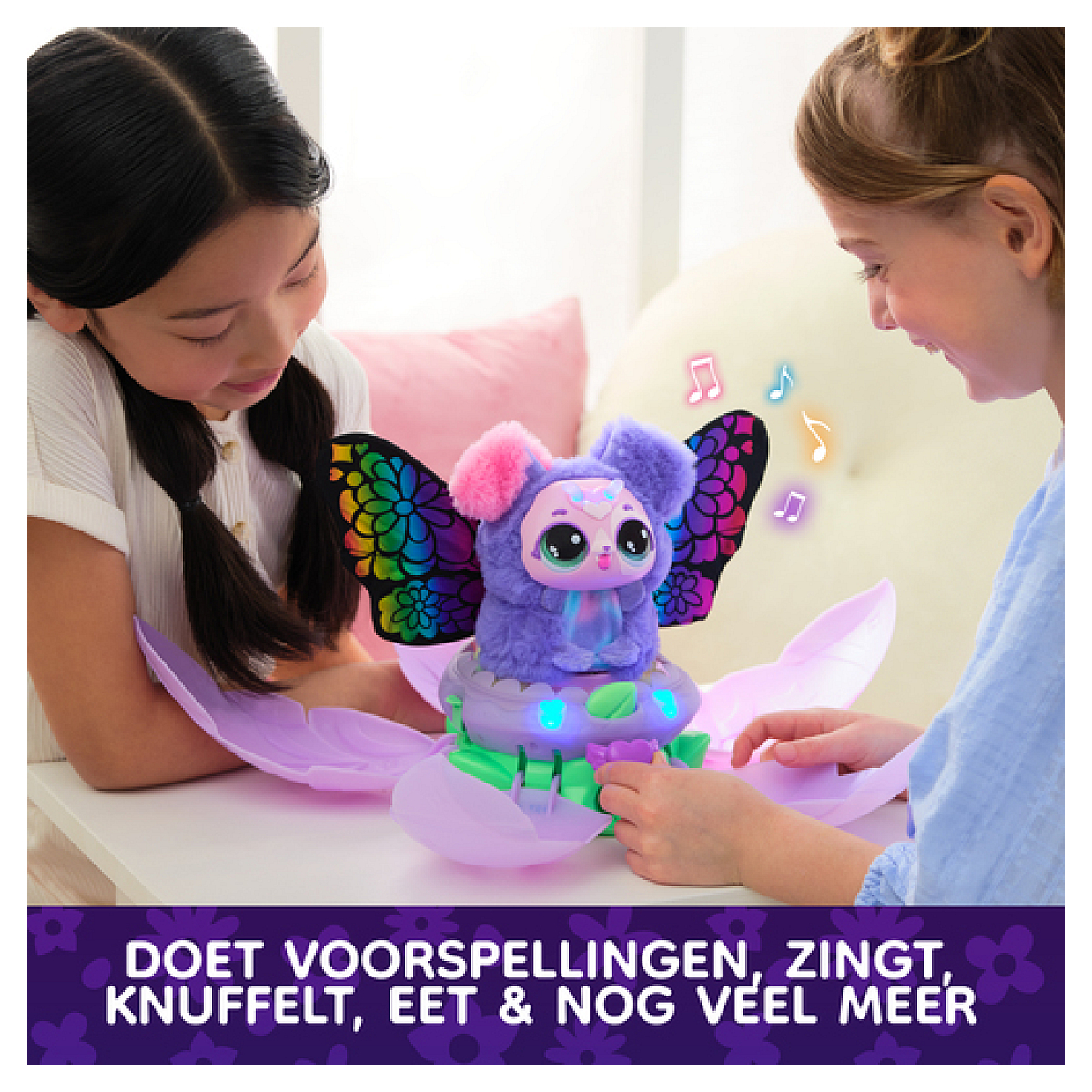 Hatchimals - Bloomables - Ma fleur magique PuppyFly multicolore, SPIN MASTER