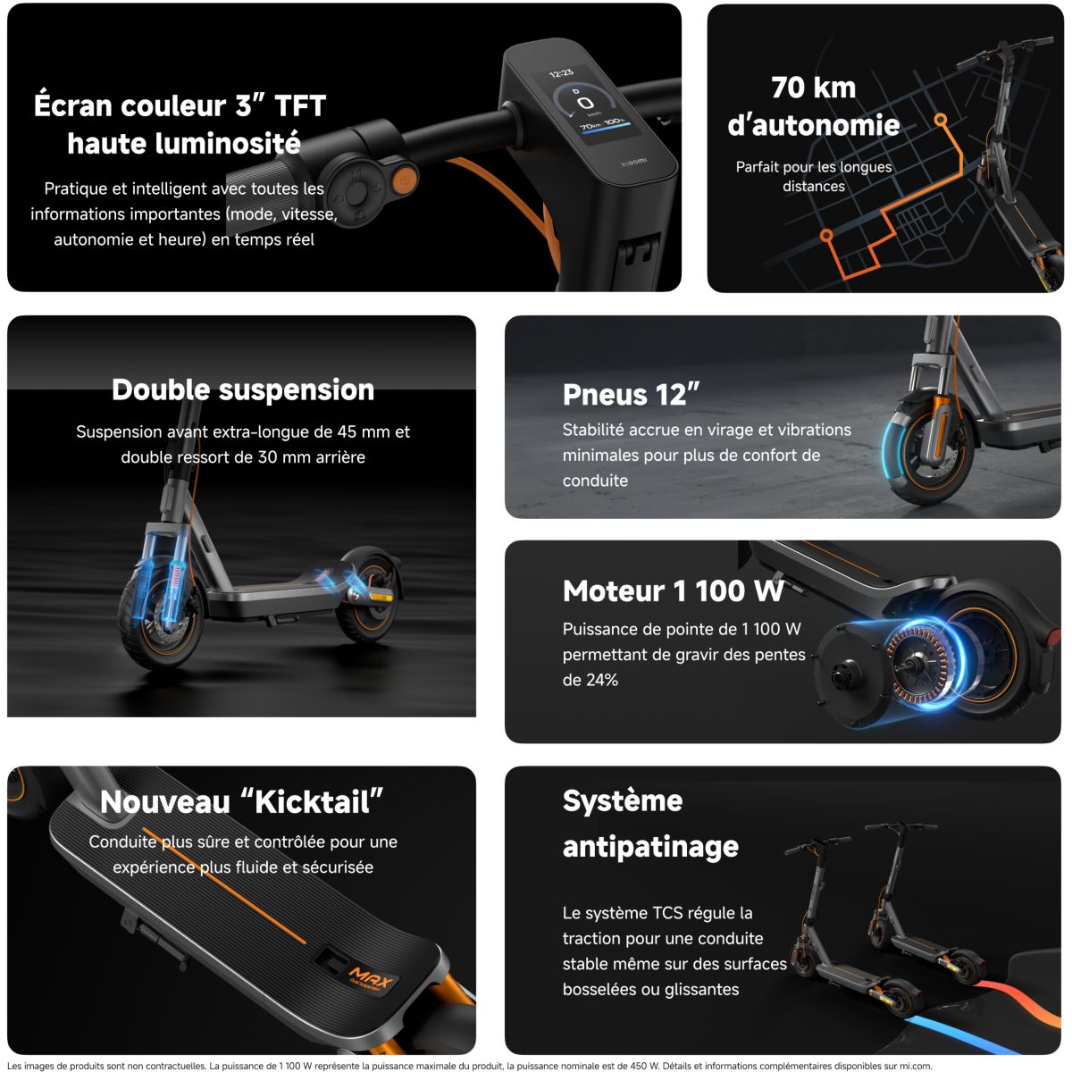 Trottinette électrique Electric Scooter 6 Max Noir noir, XIAOMI
