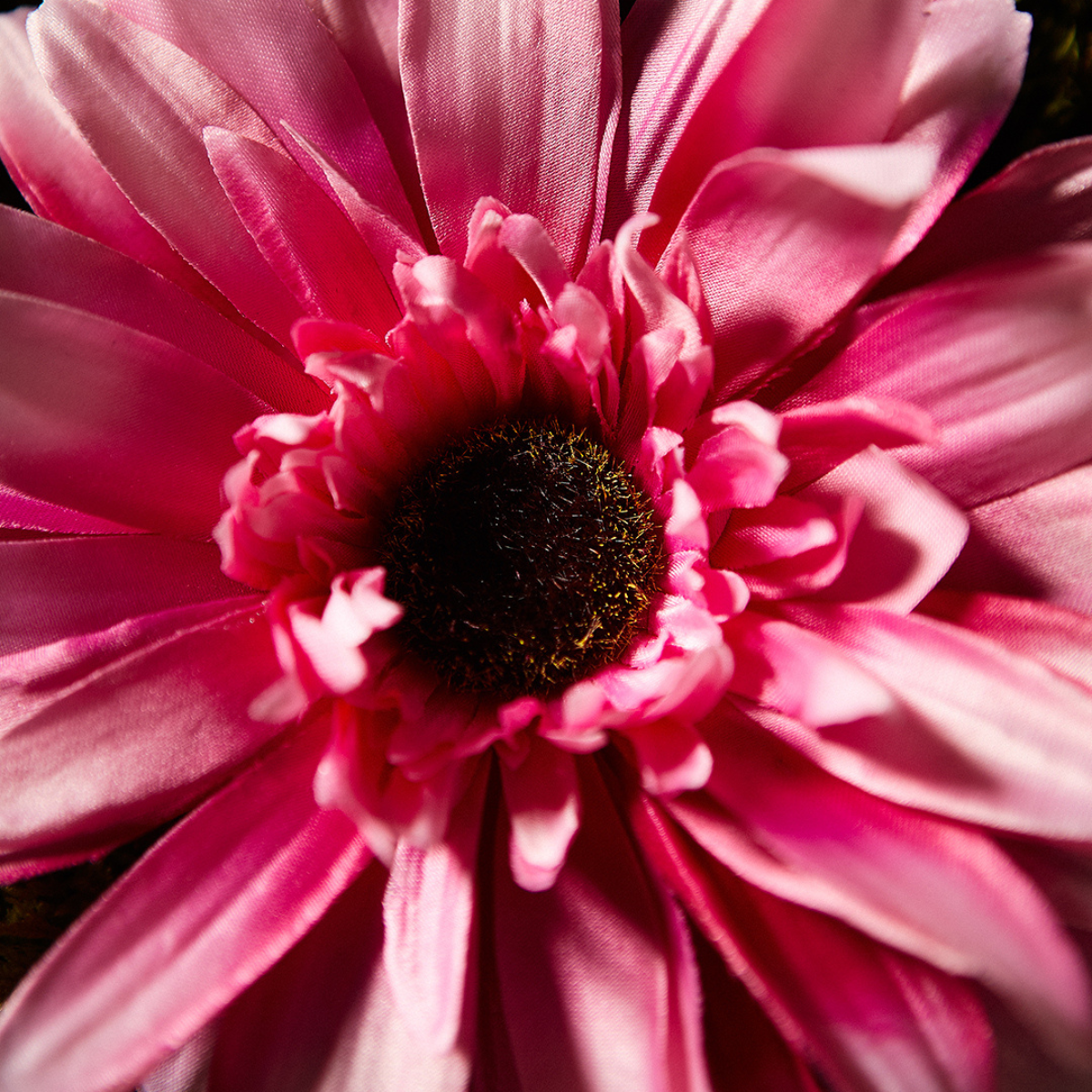 Tige de gerbera artificielle H59 rose, SIA DECO