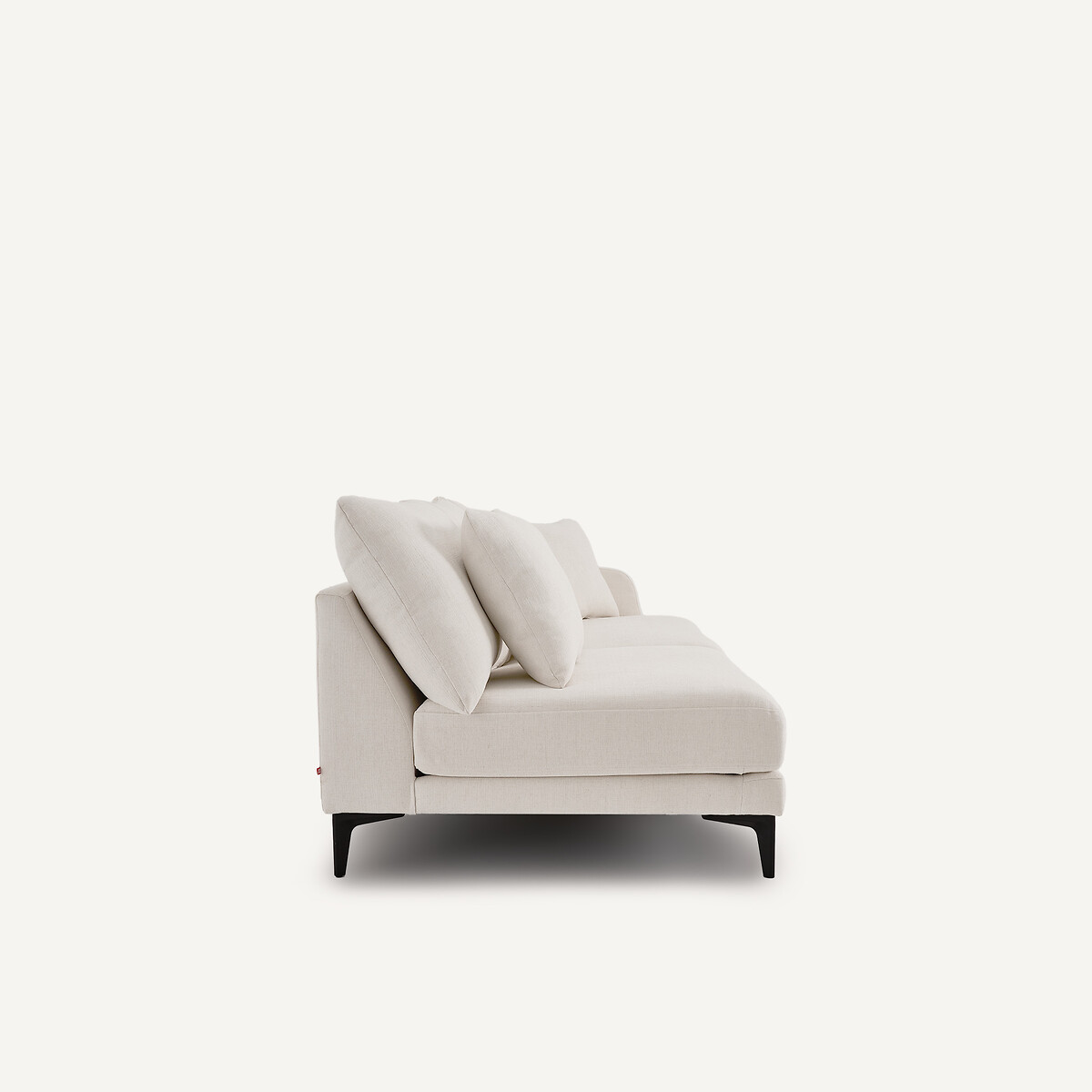Demi-canapé 3 places en toile polyester, MODERNISTE craie, EMMANUEL GALLINA X AM.PM