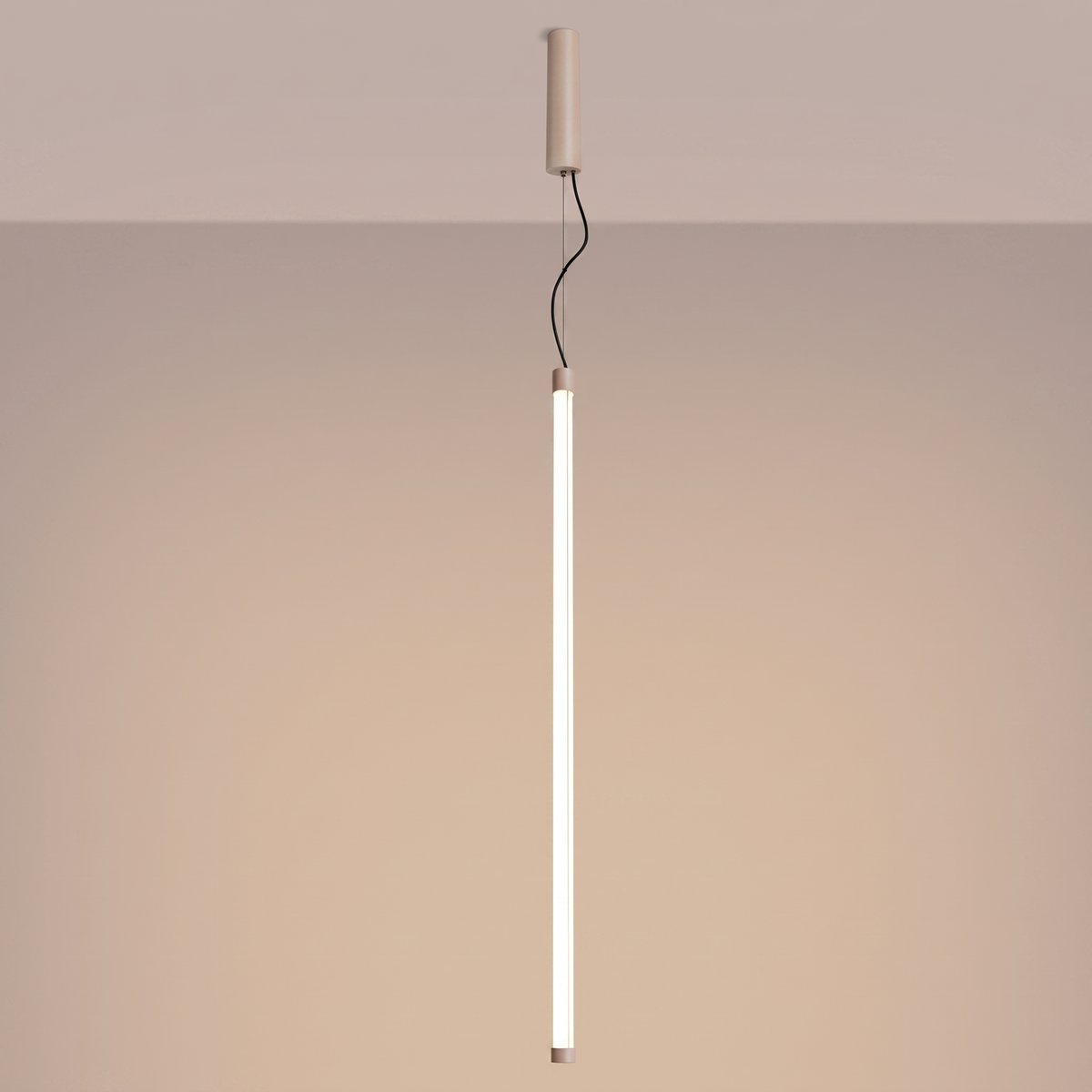 Suspension Acier Taupe LED 1 Trang taupe, EDEN