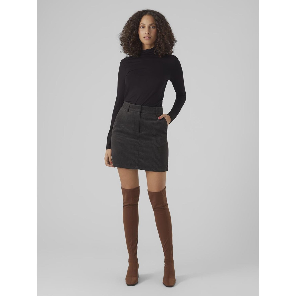 Top noire - black, VERO MODA