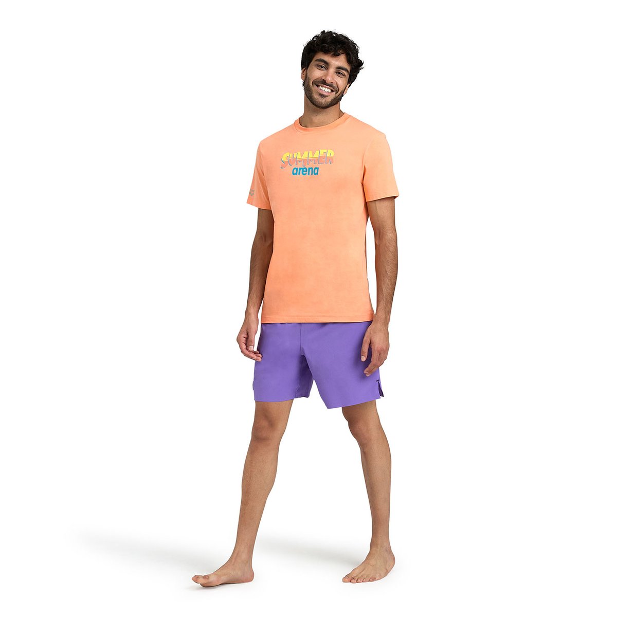 T-shirt en coton Solid light nespola-summer, ARENA