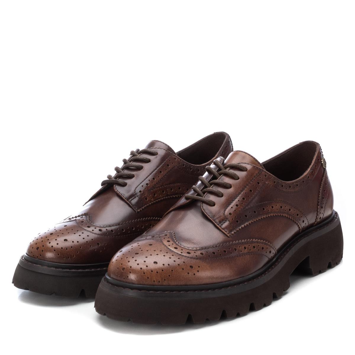 Chaussure Blucher/Derby Plaine Décontractée Lacets brun, CARMELA