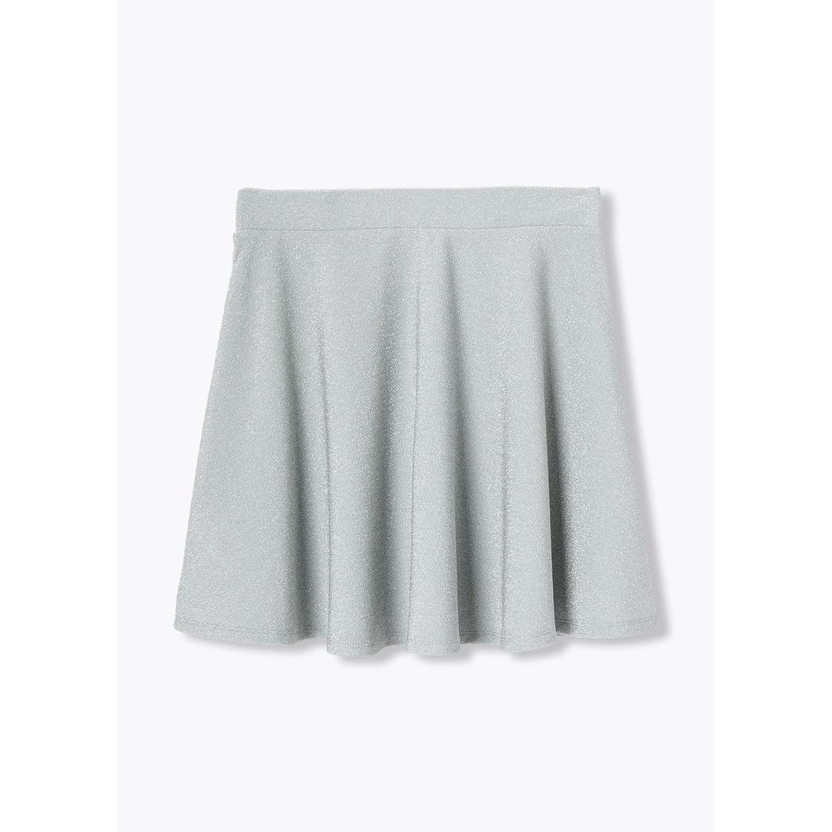 Jupe courte à paillettes argent, PROMOD