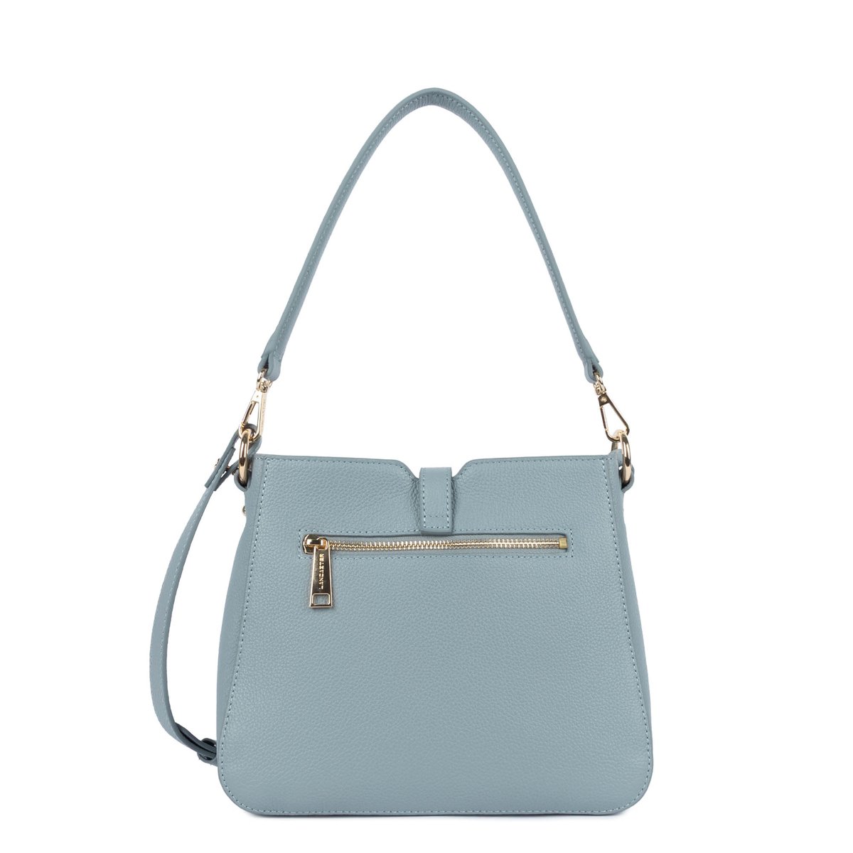 Sac besace MILANO HORIZON bleu gris, LANCASTER