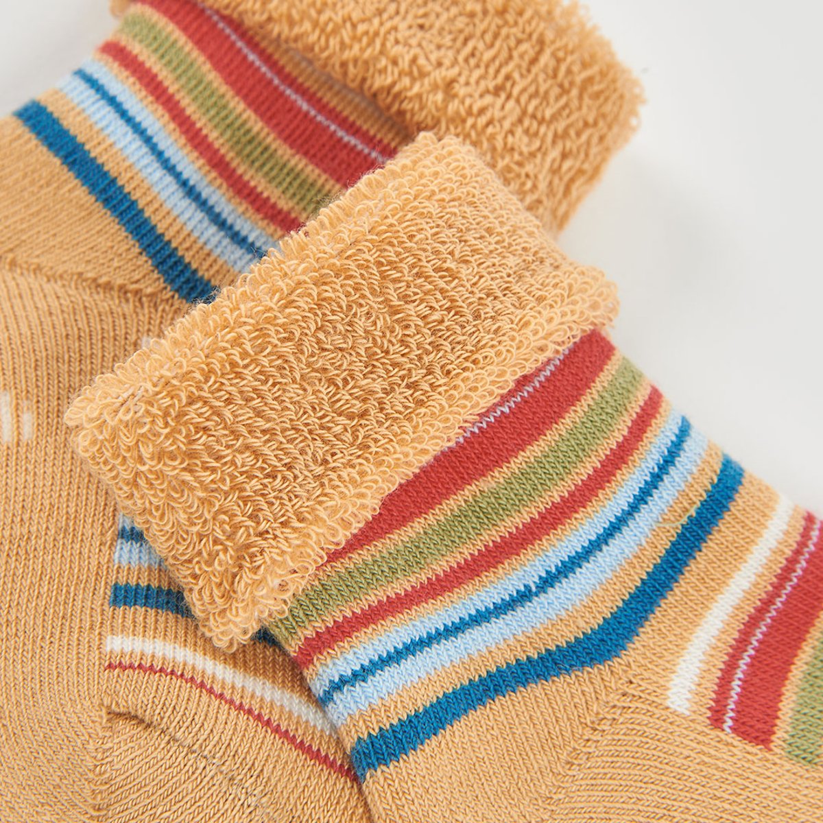 Lot chaussettes bébé imprimé canard rouge, BOBOLI