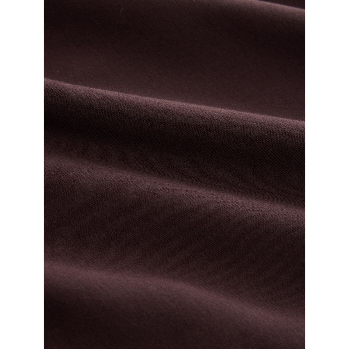 T-shirt ras du cou sculpté à manches longues marron chocolat, NEXT