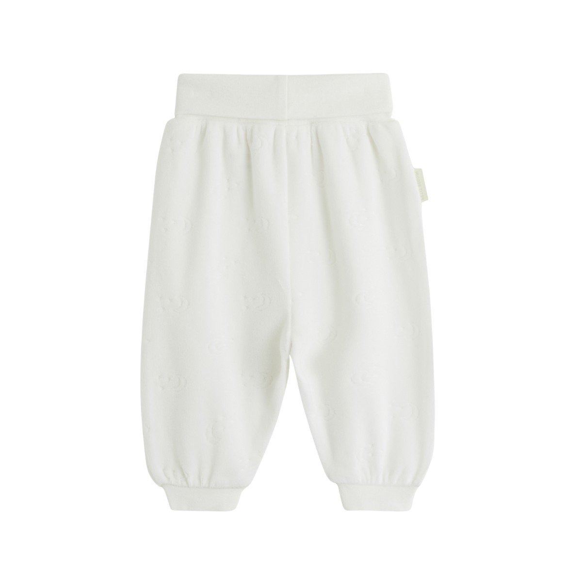 Ensemble bébé gilet et pantalon en velours Eliah ecru, PETIT BEGUIN