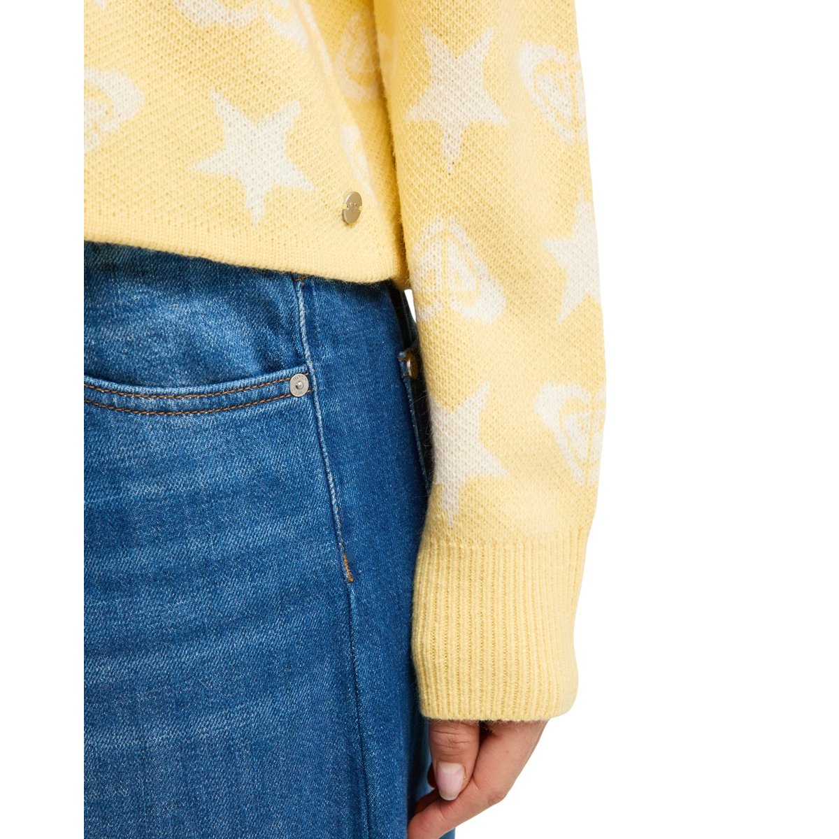 Pull MESSY STAR. jaune golden haze, ROXY