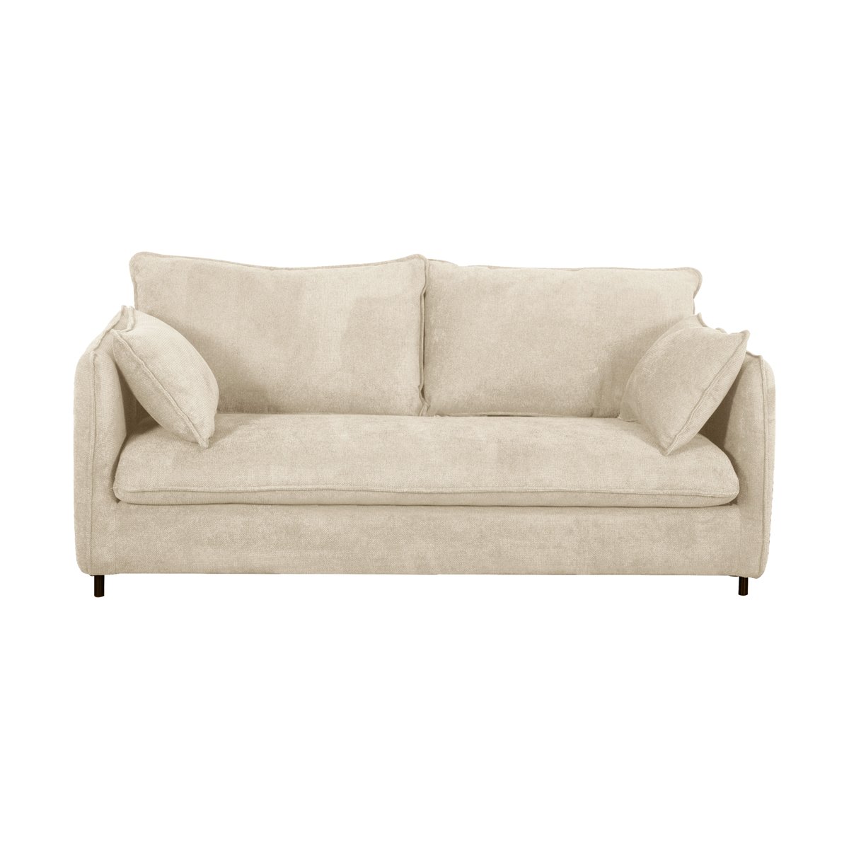 Canapé convertible tissu - ODEN crème, CAMIF