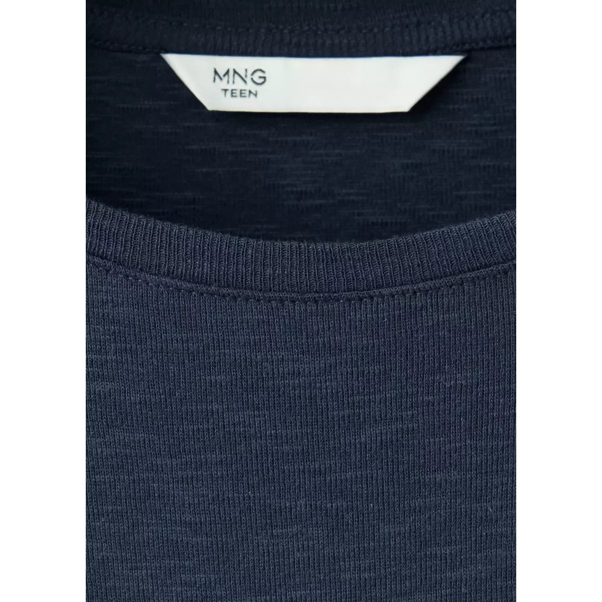 T-shirt à manches longues avec boutons décoratifs bleu marine, MANGO TEEN