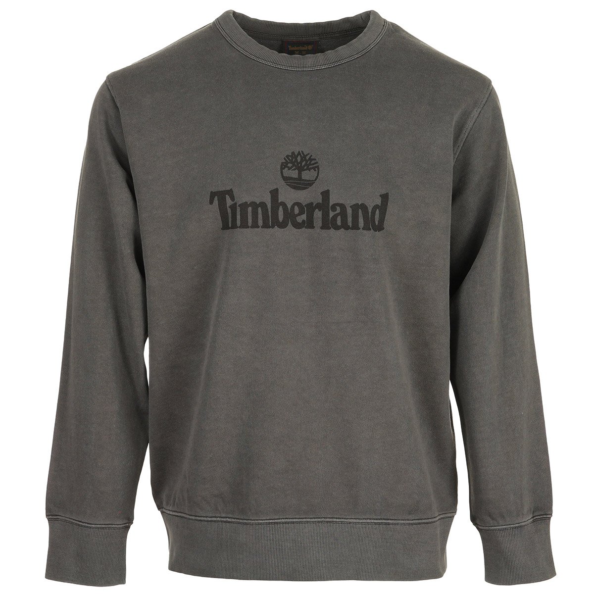SOUTH CABOT GD PRINT CREW SWEAT-SHIRT black washed, TIMBERLAND
