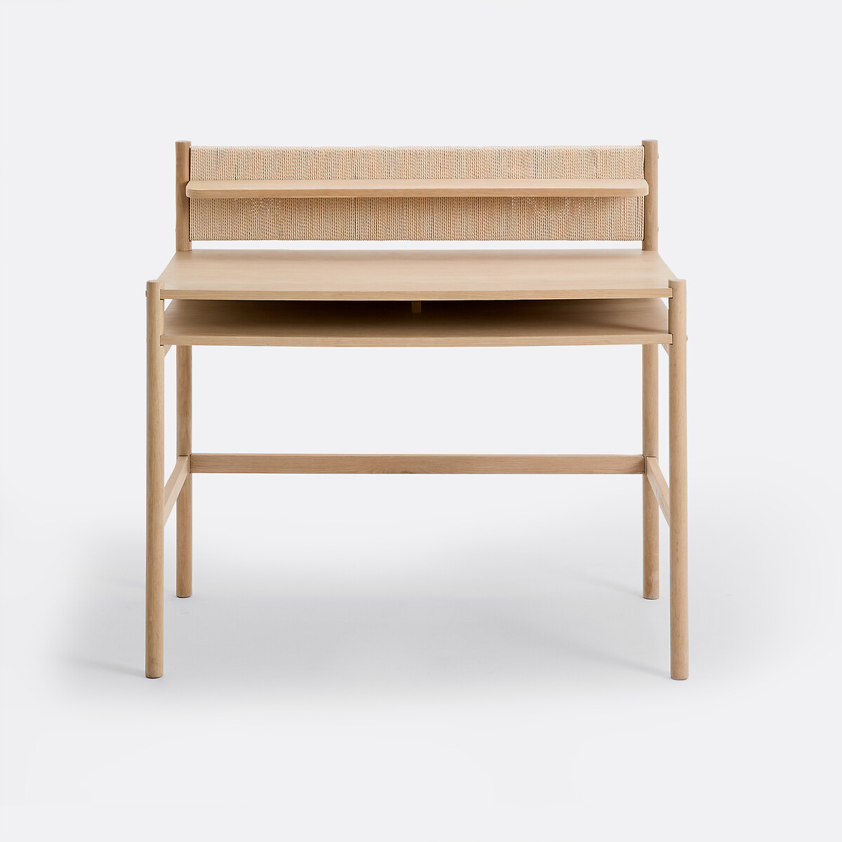 Bureau, avec corde de papier tressée, TAGA naturel, LA REDOUTE INTERIEURS