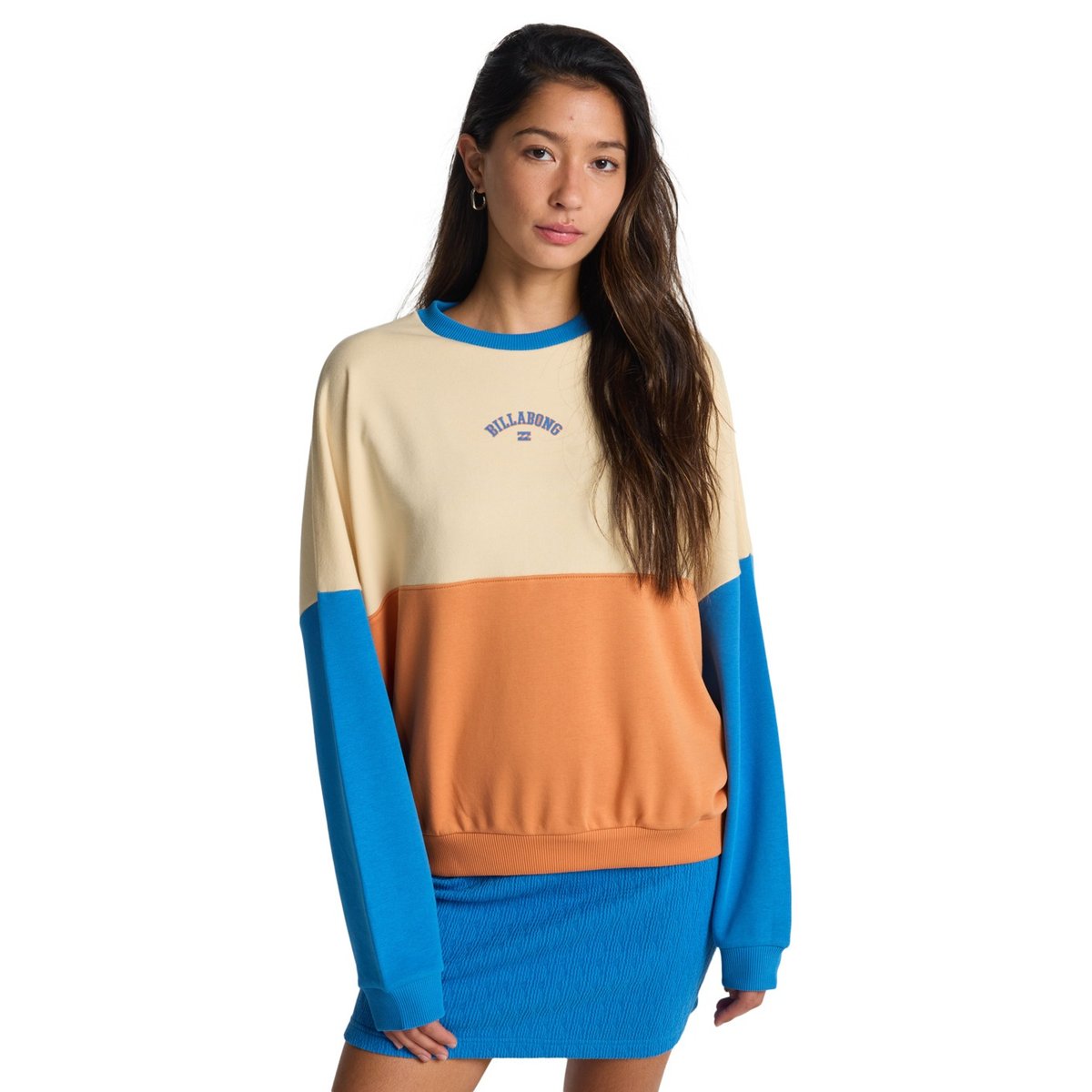 Sweat à capuche JUMP AROUND BLOCK orange tangerine, BILLABONG