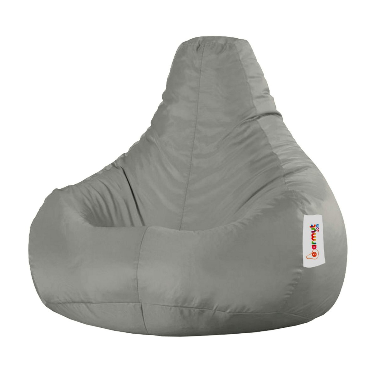 Pouf poire d'extérieur imperméable ARTA gris, PIER IMPORT