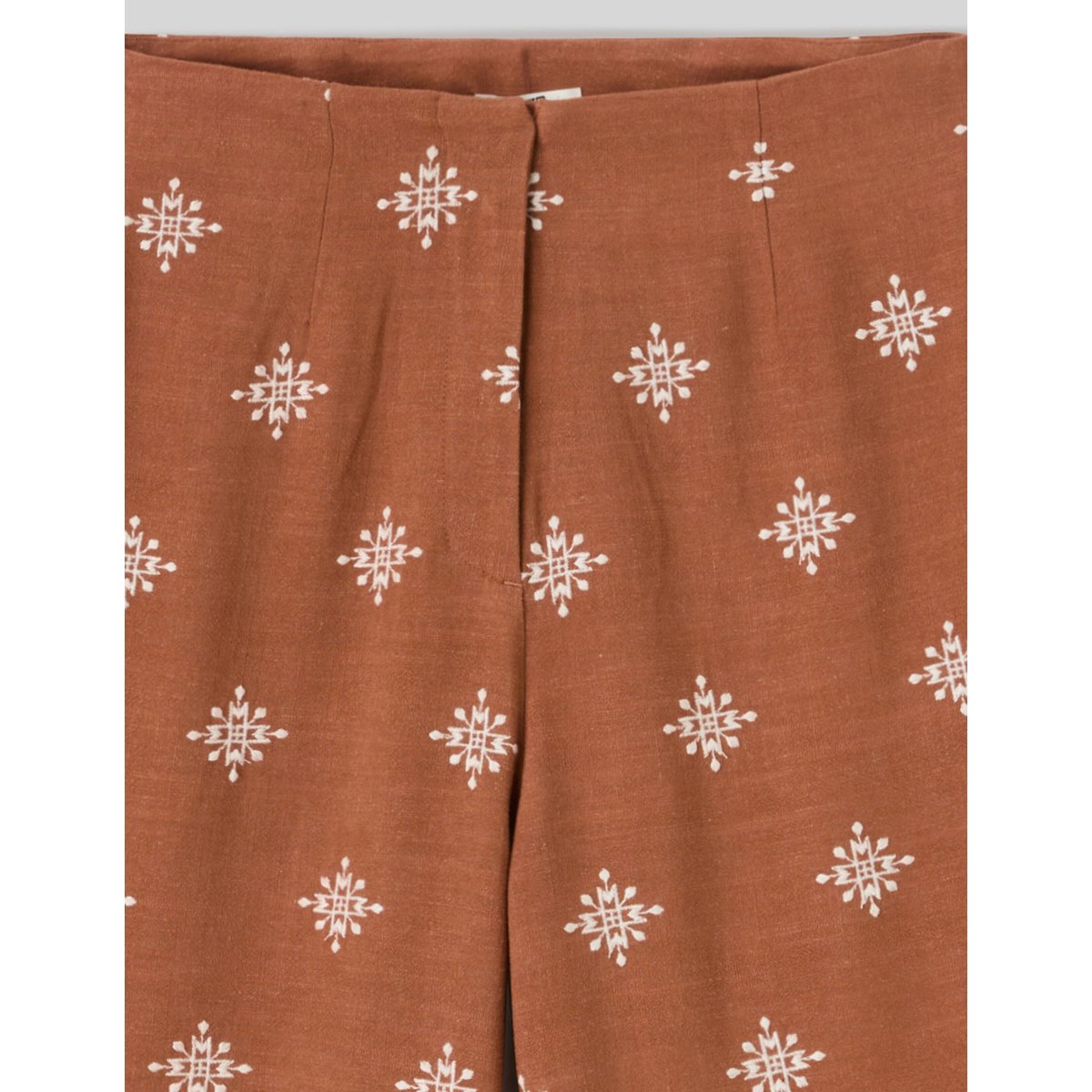 Pantalon brodé camel, BZB