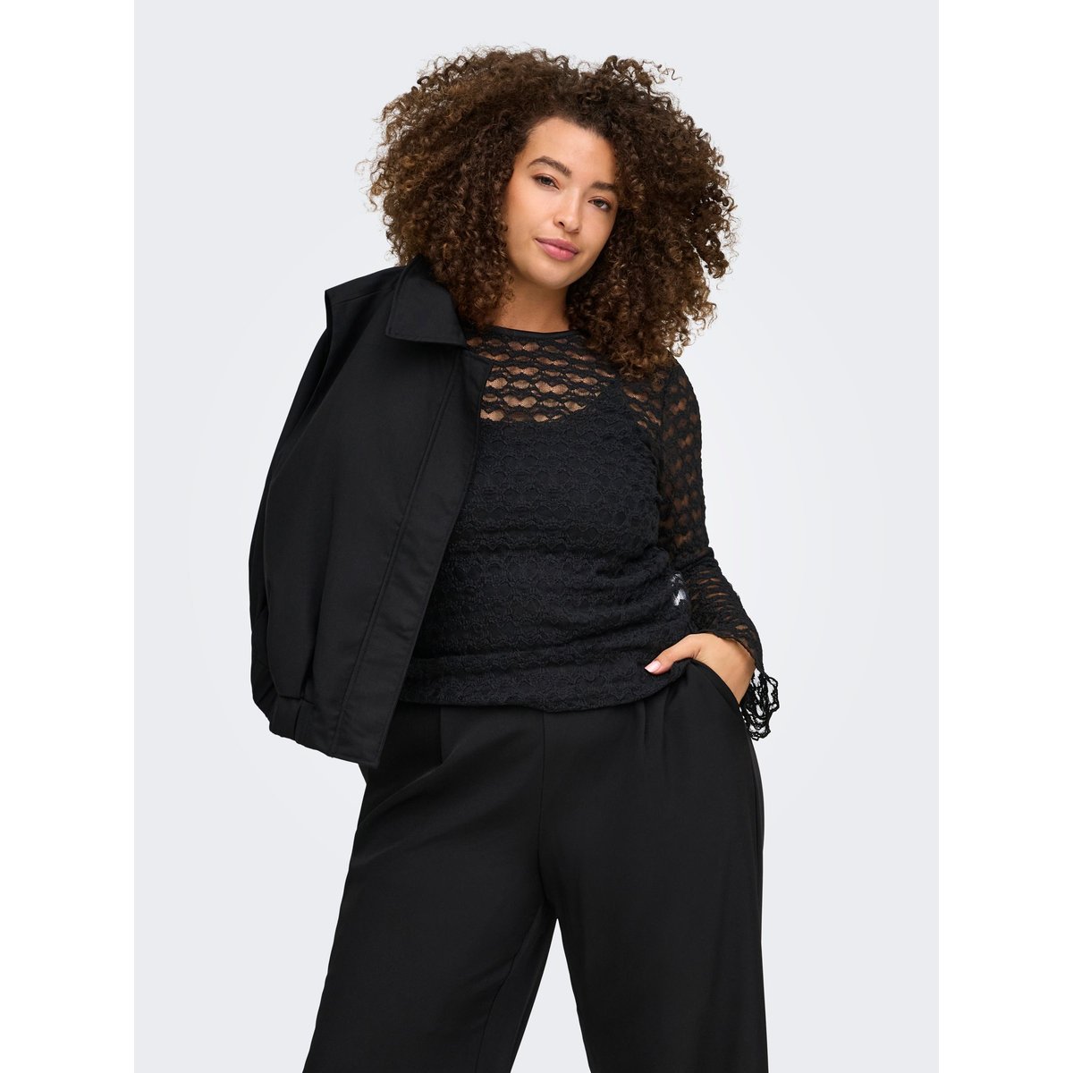 Top noire - black, ONLY CARMAKOMA