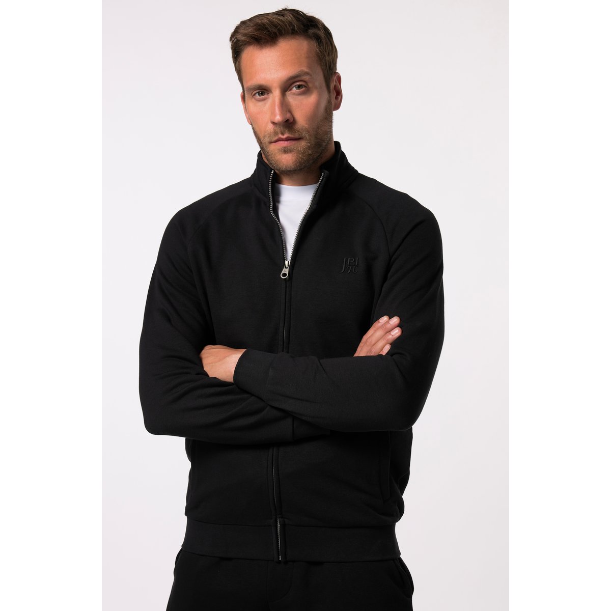 Veste en molleton, col montant noir, JP1880