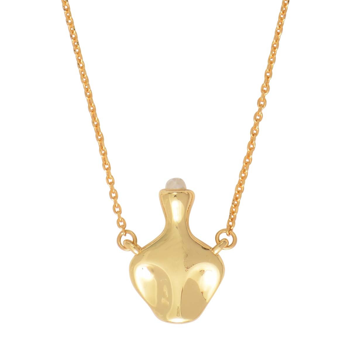 Collier doré - eden aladin blanc, CAROLINE NAJMAN