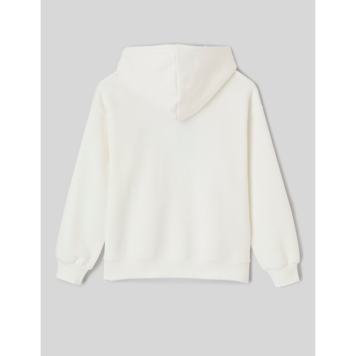 Sweat à capuche blanc écru, BZB