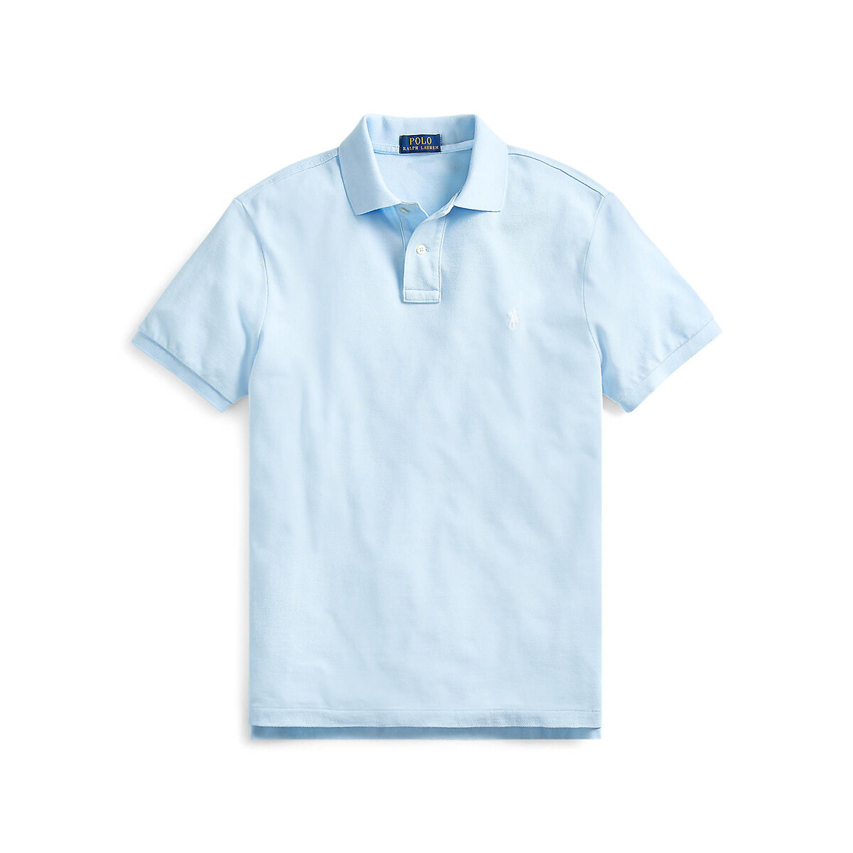  Polo cintré en coton piqué bleu ciel, POLO RALPH LAUREN