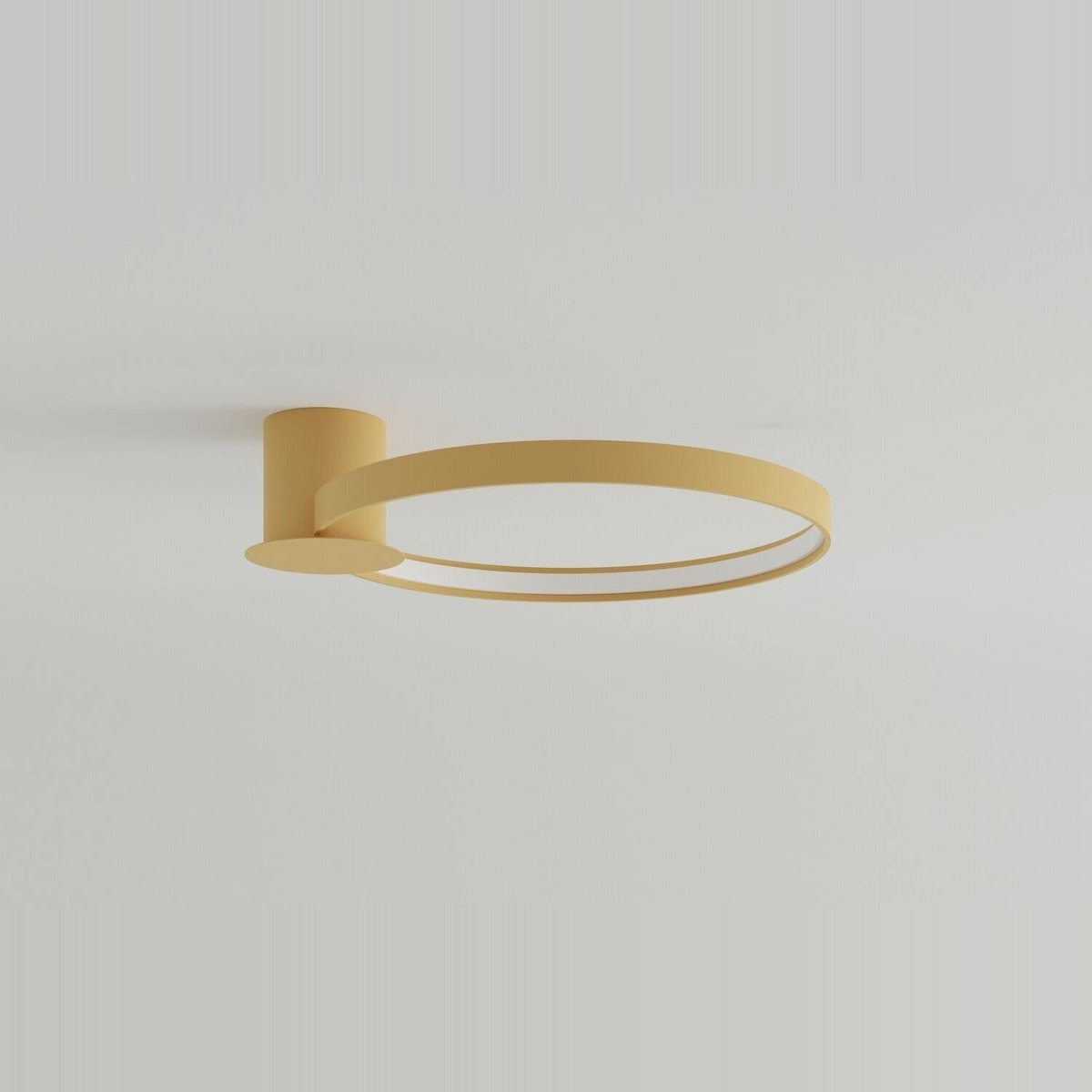 Plafonnier Aluminium Doré LED 1 Rio doré, EDEN