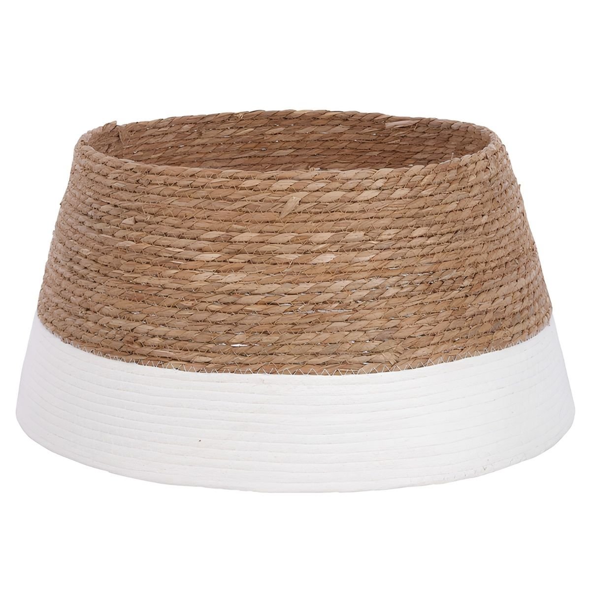 Jupe de sapin de Noël blanc cassé, MICA DECORATIONS