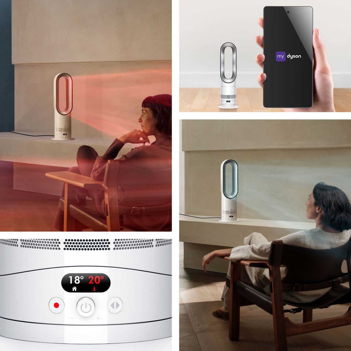 Chauffage soufflant AM15 Hot+Cool couleur unique, DYSON