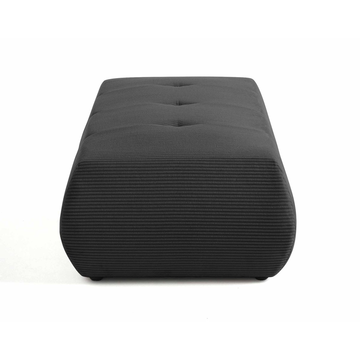 Pouf - ONYX gris foncé, BEST MOBILIER