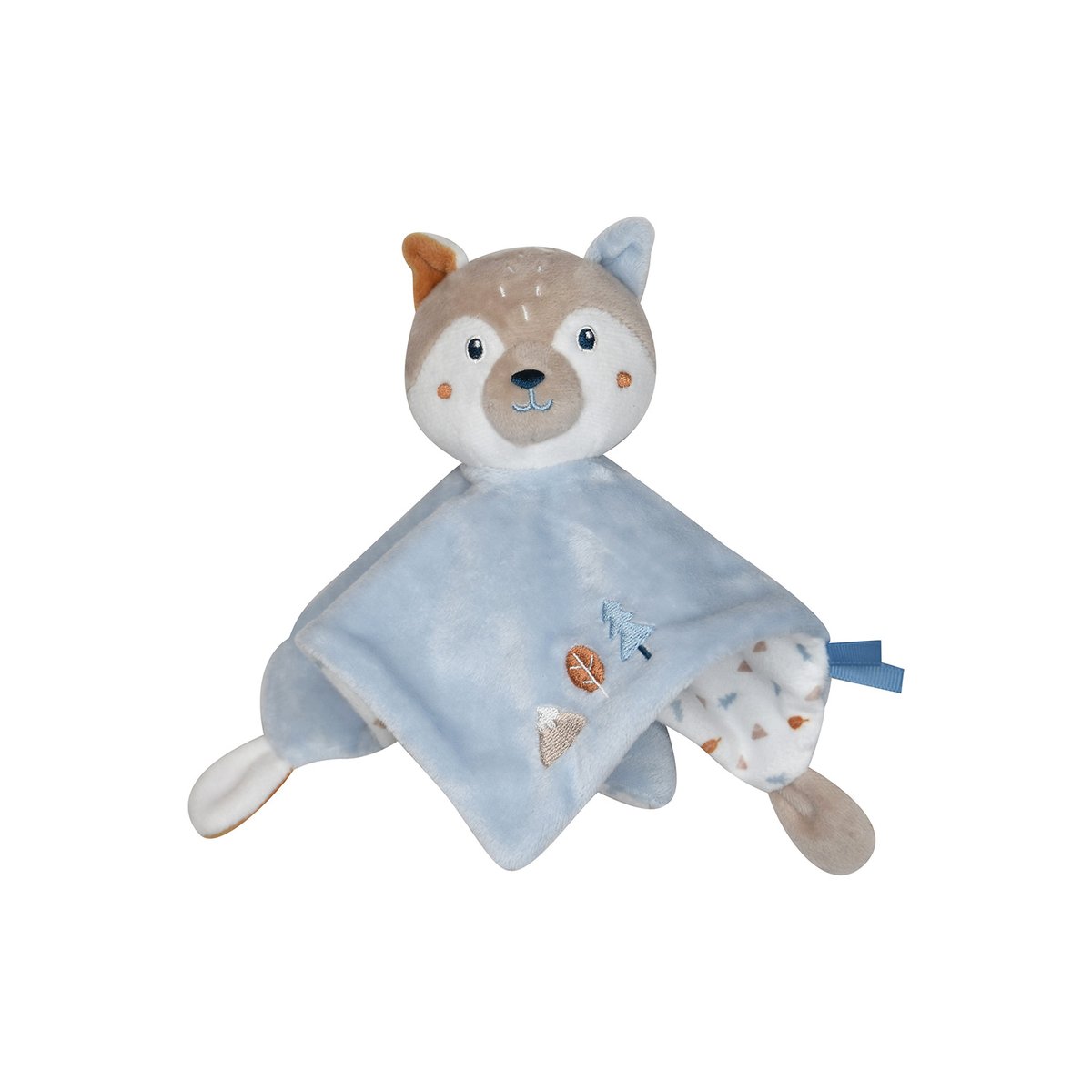 Doumou loup velours doux bleu, SUCRE D'ORGE